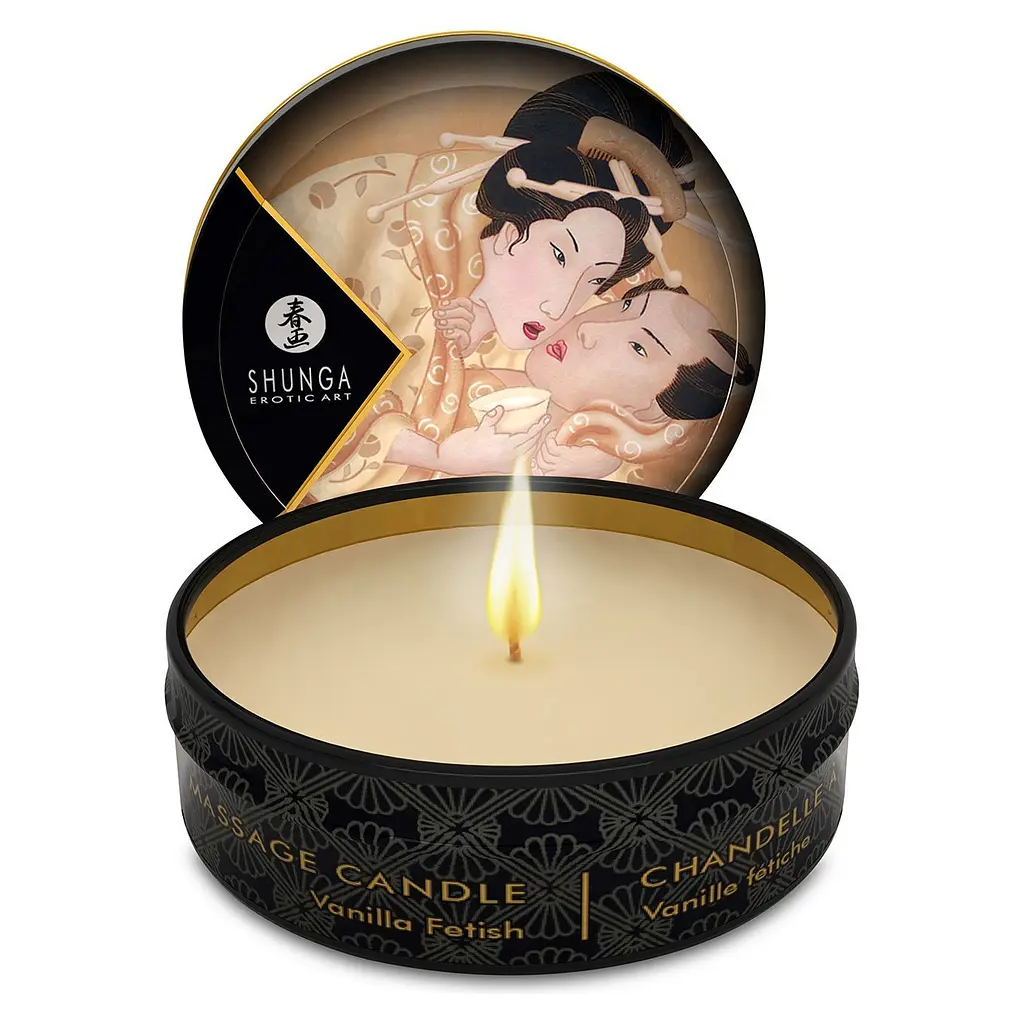 Масажна свічка Shunga Mini Massage Candle - Vanilla Fetish (30 мл) з афродизіаками Shunga SH046015; SO2517 102499