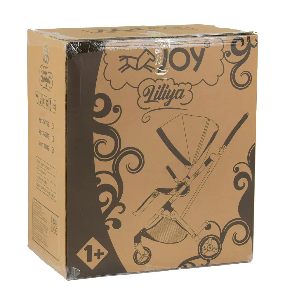 Коляска прогулочная детская 66916 JOY Liliya цвет СИНИЙ, футкавер, в коробке (6989186360020) - фото 8