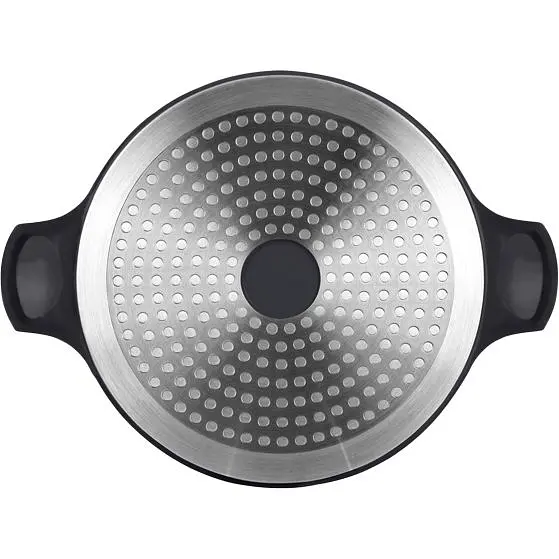 Каструля Ringel Zitrone Black, з кришкою, 20 см, 3 л, чорний (RG-2108-20 BL-R) - фото 5