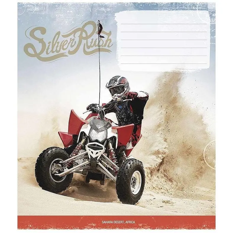 Зошит загальний Школярик Star Race club у клітинку 12 аркушів 30 шт. (012-3390K) - фото 1