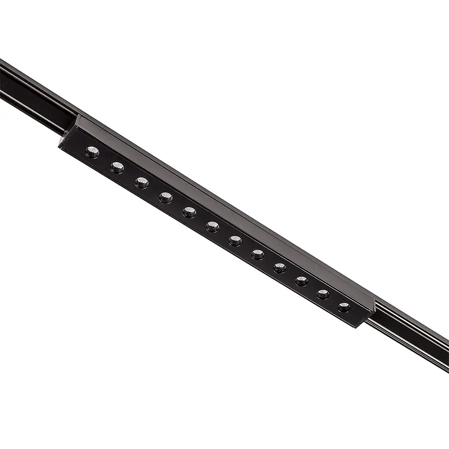 Трековий світильник LED Levistella 780TGS-12C BK, 12W, 4000K, чорний алюміній, сучасний стиль