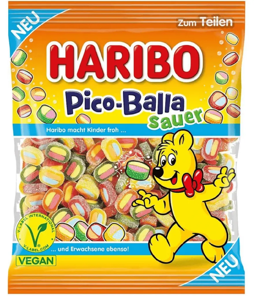 Жувальні цукерки Haribo Pico Balla Sour 160г