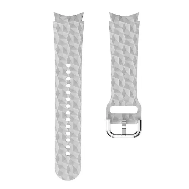 Ремінець для Samsung Galaxy Watch 5 40mm - серій ширина кріплення 20мм силікон Watchbands Diamond (W28-4WB66352299) - фото 2