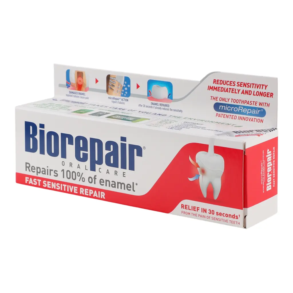 Зубна паста Biorepair Швидке позбавлення чутливості 75 мл - фото 3