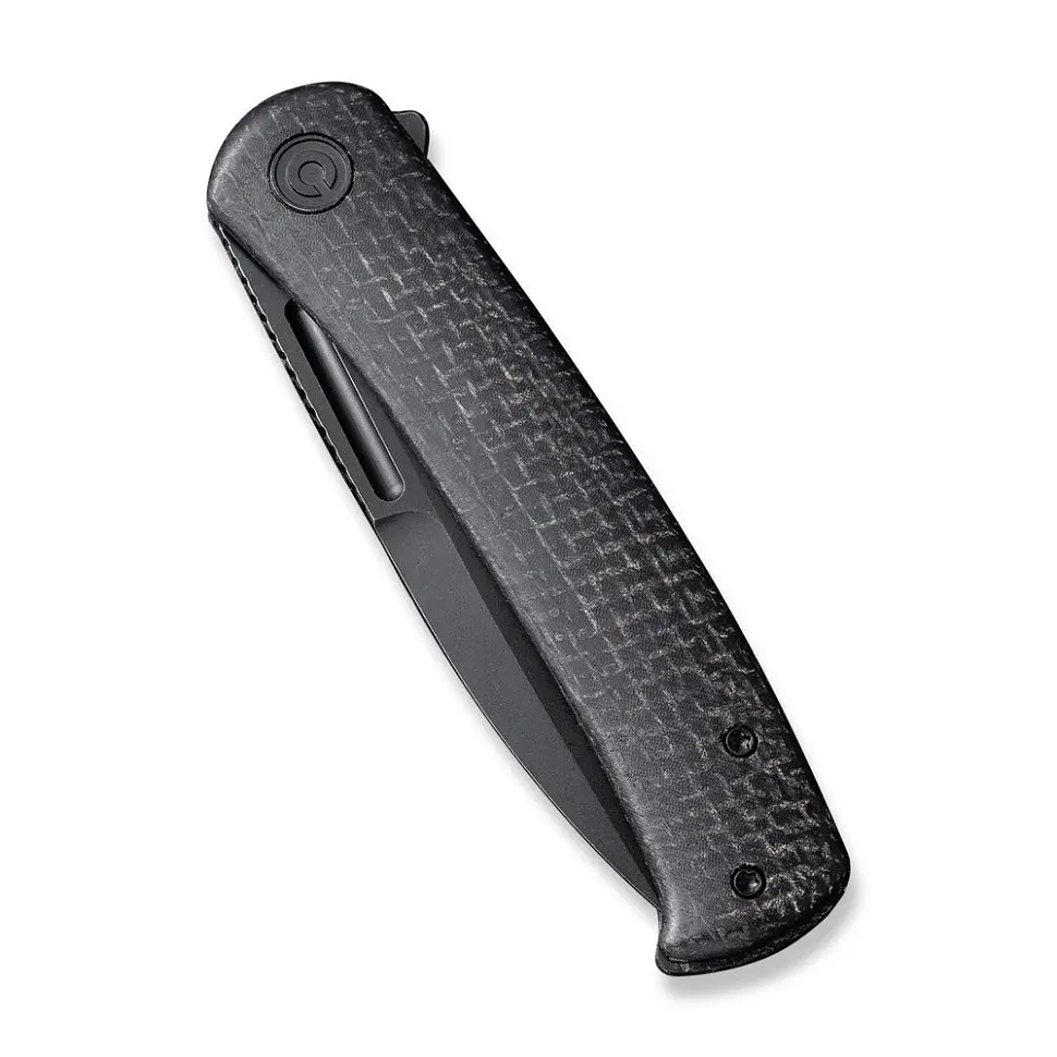 Ніж складаний туристичний Civivi Caetus Flipper, (8.8 см) Damascus/карбоновий Fiber - фото 4