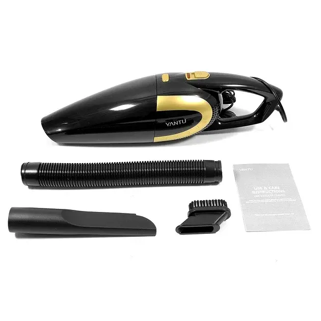 Автомобільний пилосос YANTU E03 Black + Gold 80 Вт НЕРА фільтр - фото 5