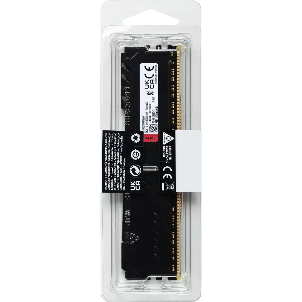 Модуль пам'яті DDR4 Kingston FURY Beast 16GB 3200 MHz Black (KF432C16BB1/16WP) [148743] - фото 6