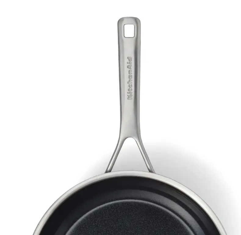 Сковорода універсальна KitchenAid MSS 28 см срібляста СС004950-001 - фото 4