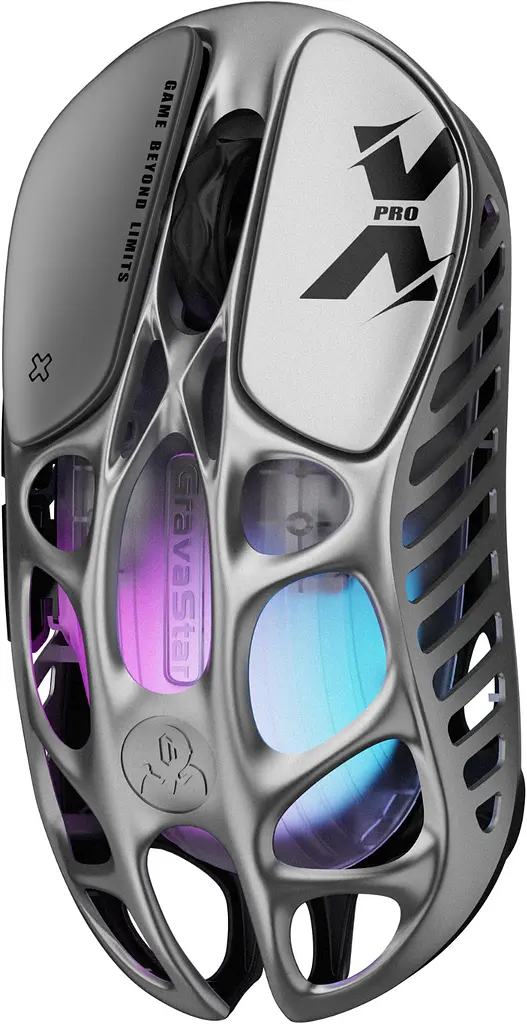 Ігрова Миша Gravastar Mercury X Pro 8K BT/WL/USB Interstellar Silver (GSXPRO_GRY) - фото 2