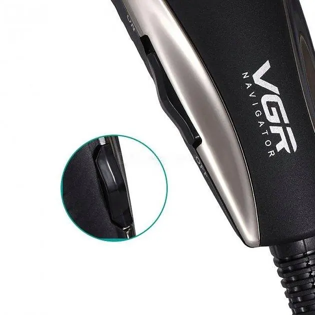 Професійна машинка для стрижки волосся від мережі VGR V-033 USB Pro, 9 Вт з насадками 3-12 мм і ножицями в комплекті - фото 4