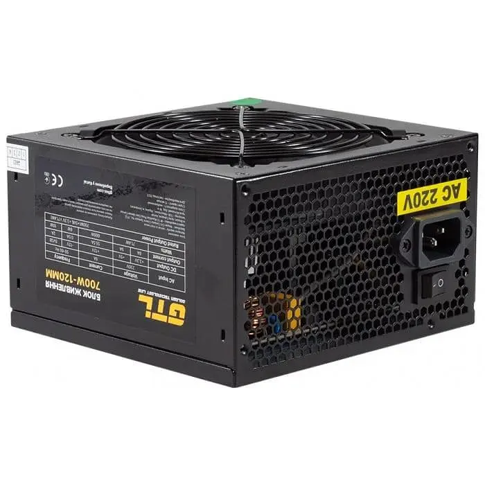 Блок живлення GTL 700W Gaming Star 80 Plus 80+ (GTLGS700BK) Black - фото 4