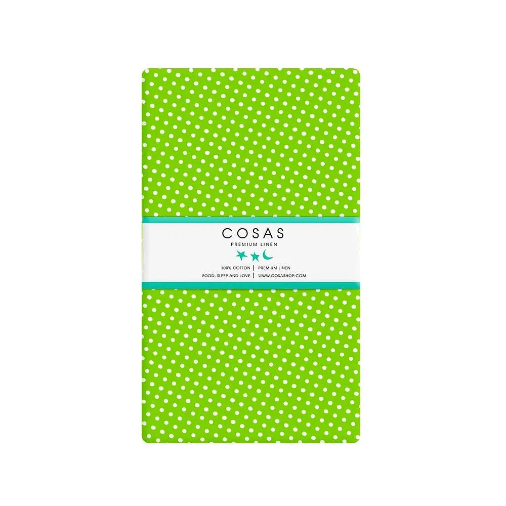 Наволочка Cosas Green dots 50х70 см салатова (Зеленый_горох_н_2) - фото 2