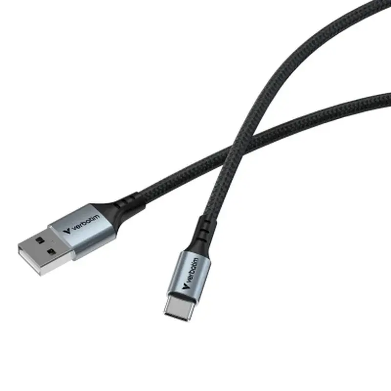Дата кабель USB 2.0 AM to USB-C 1.2m black Verbatim (31843) - фото 3