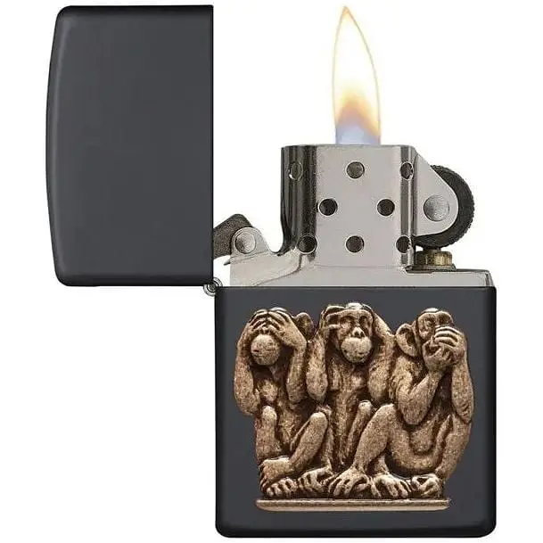 Зажигалка Zippo Three Monkeys - фото 2
