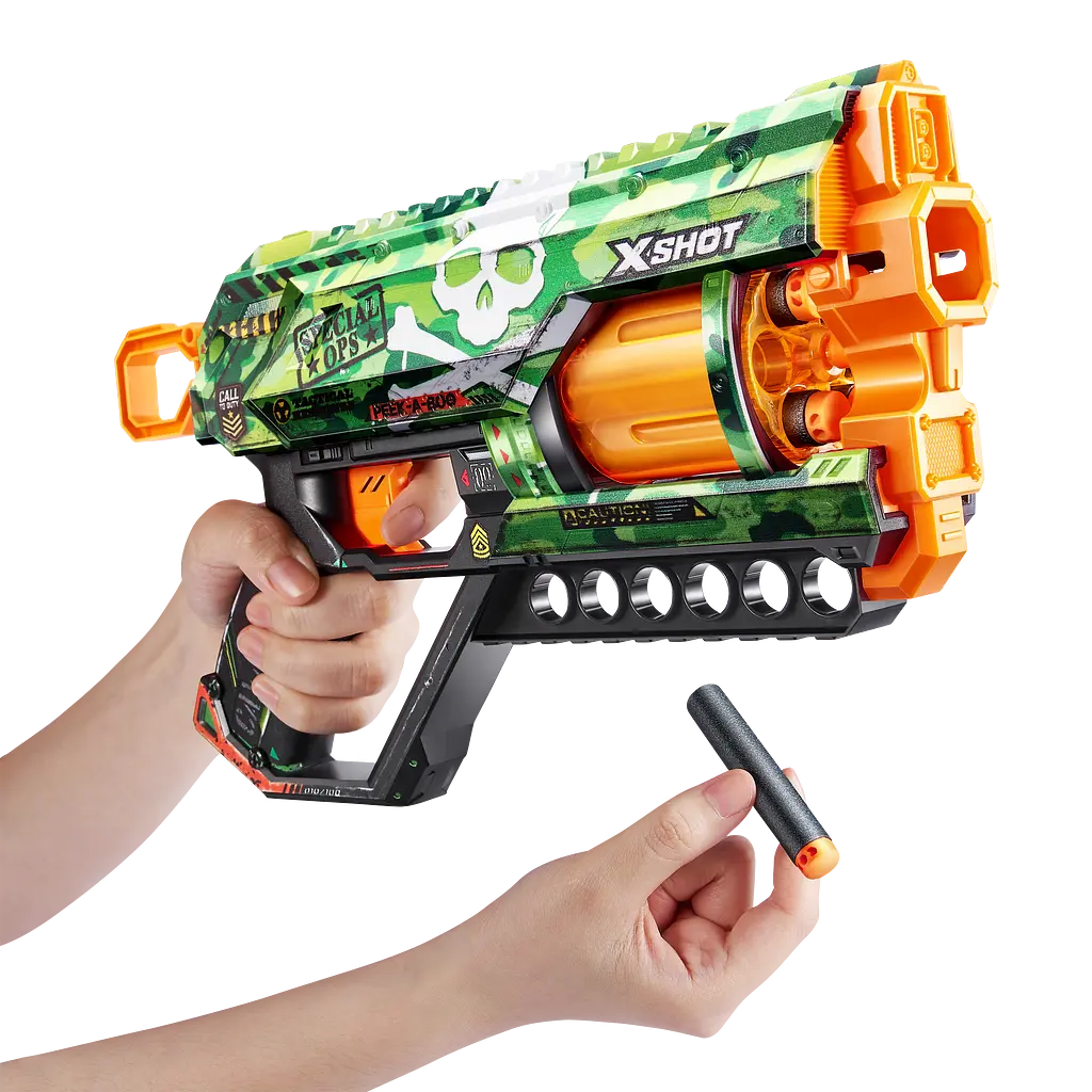 Швидкострільний бластер Zuru X-Shot Skins Griefer Camo, 12 патронів (36561H) - фото 4