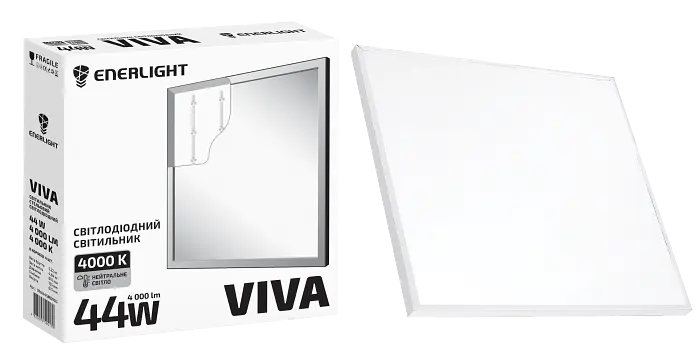 Cвітильник стельовий світлодіодний Enerlight VIVA 44W 4000К (VIVA44SMD90N) - фото 2