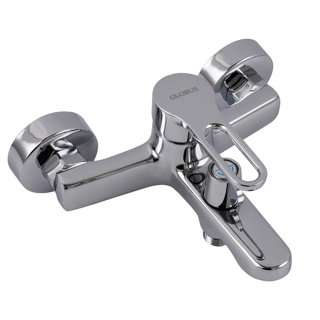 Змішувач для ванни Globus Lux Dolly GLD-0102N хромований для установки в ванній кімнаті зручний і стильний - фото 5