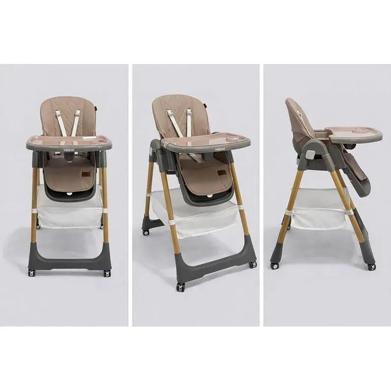 Стул для кормления ребенка VELANO Nexi, brown - фото 2