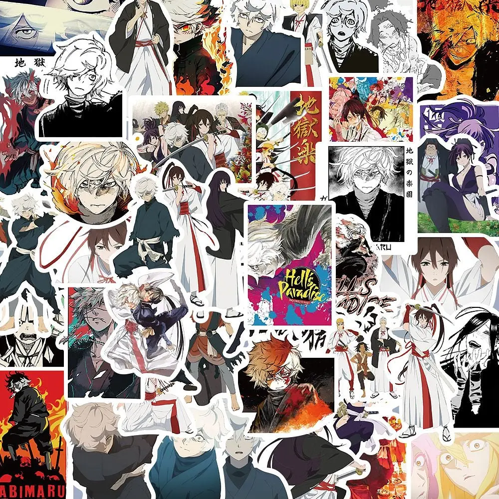 Стікерпак GeekLand Jigokuraku 50 штук - фото 2