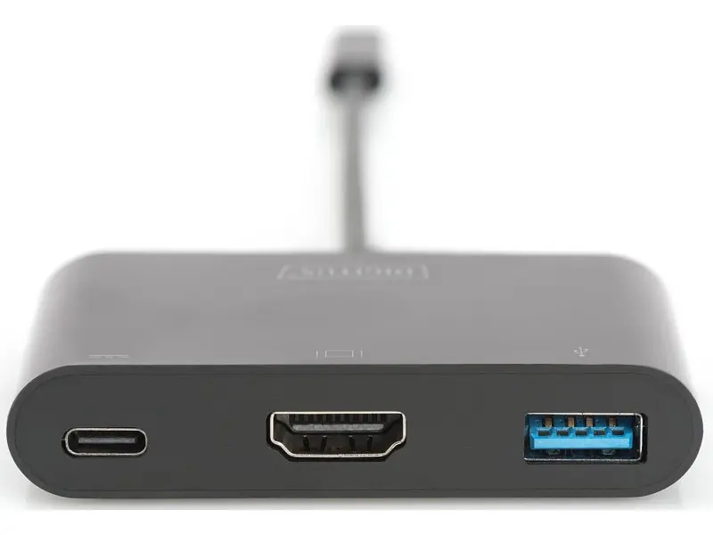 Адаптер Digitus USB-C – HDMA 2xUSB (DA-70855) - фото 4