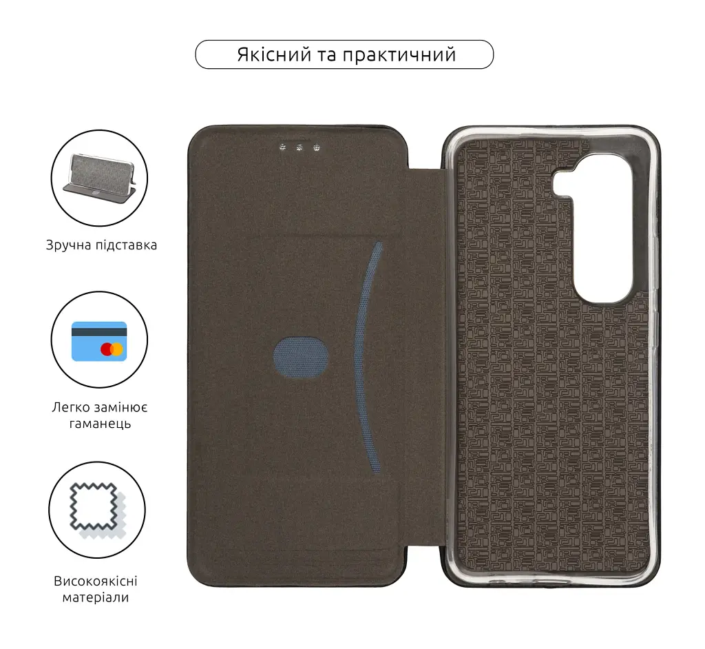 Чехол-книга ArmorStandart G-Case для Infinix Hot 50 Pro Plus 4G Black - фото 3