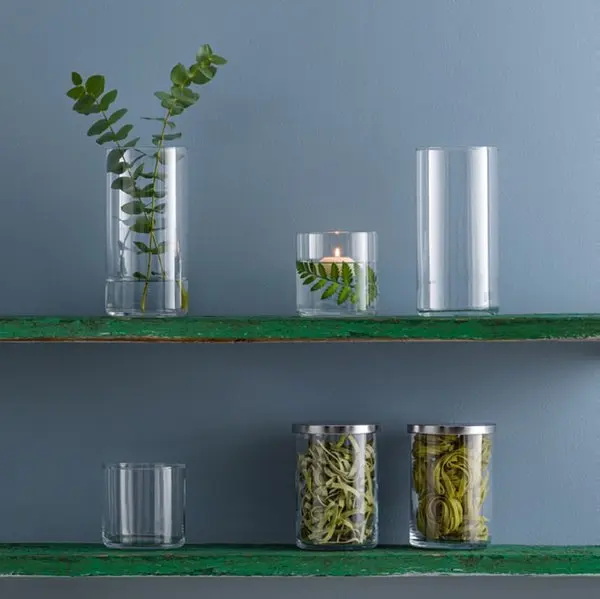 Ваза Trend glass Inga, з кришкою, 20 см (35583) - фото 2