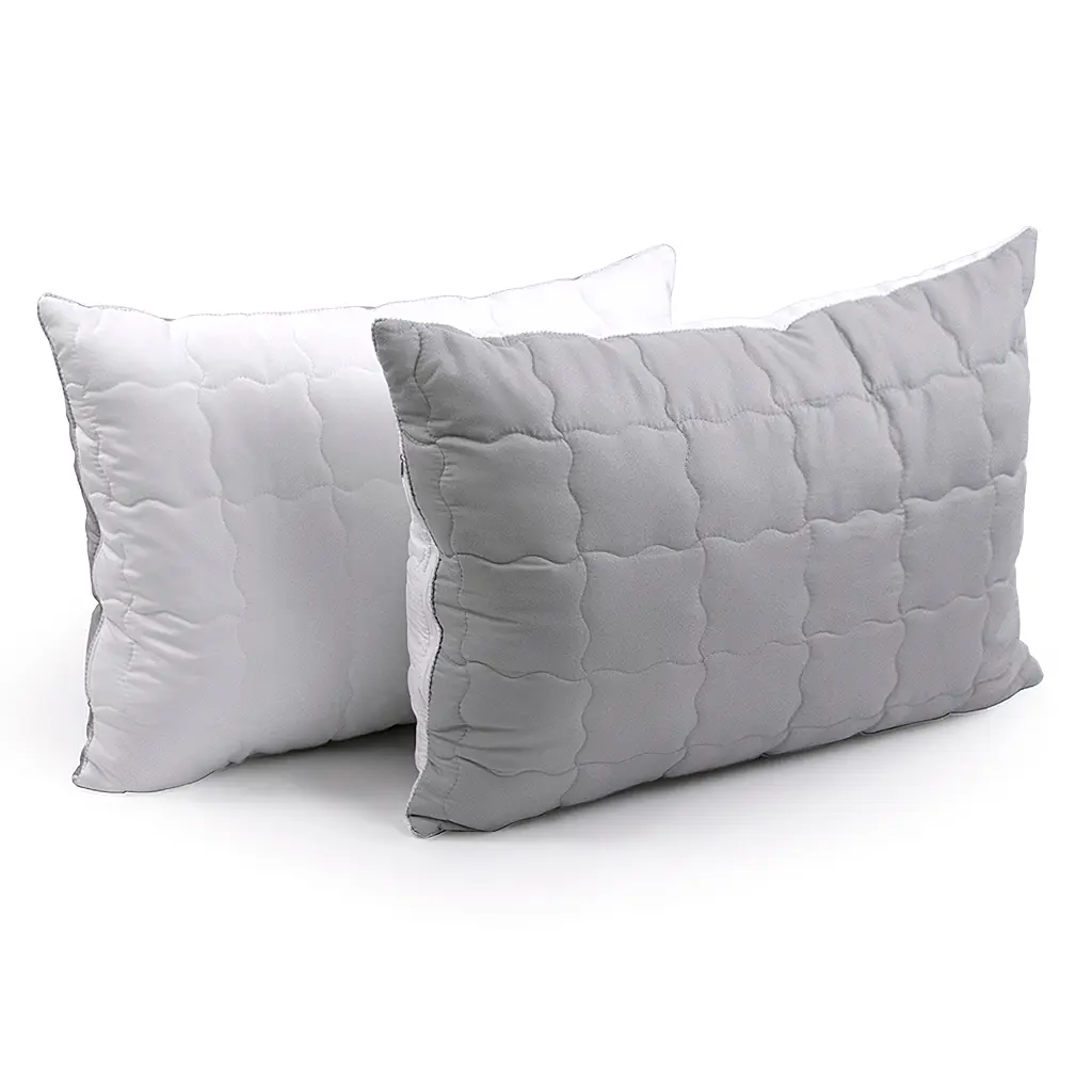 Подушка Руно Grey White силиконовая на молнии 50х70 см (310.52_Grey White) - фото 3