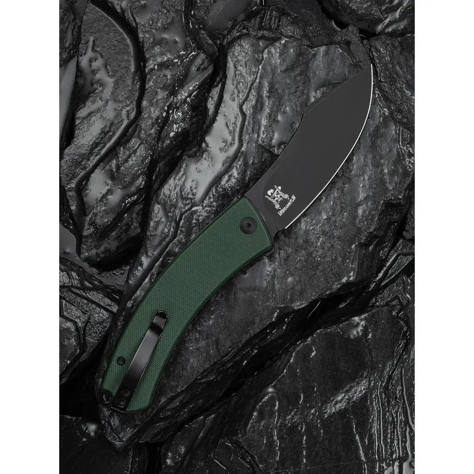 Ніж Civivi Outlaw Muk, Green G10, Black Stonewash (C24079-3) - фото 11