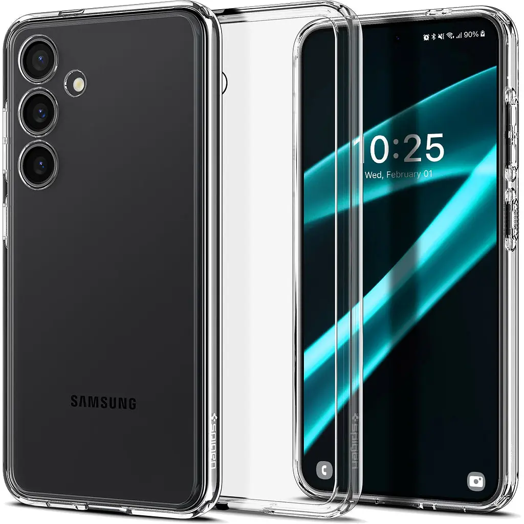 Чехол Spigen Case Ultra Hybrid для Samsung Galaxy S24 Plus Crystal Clear [ACS07329] [100257] - фото 10