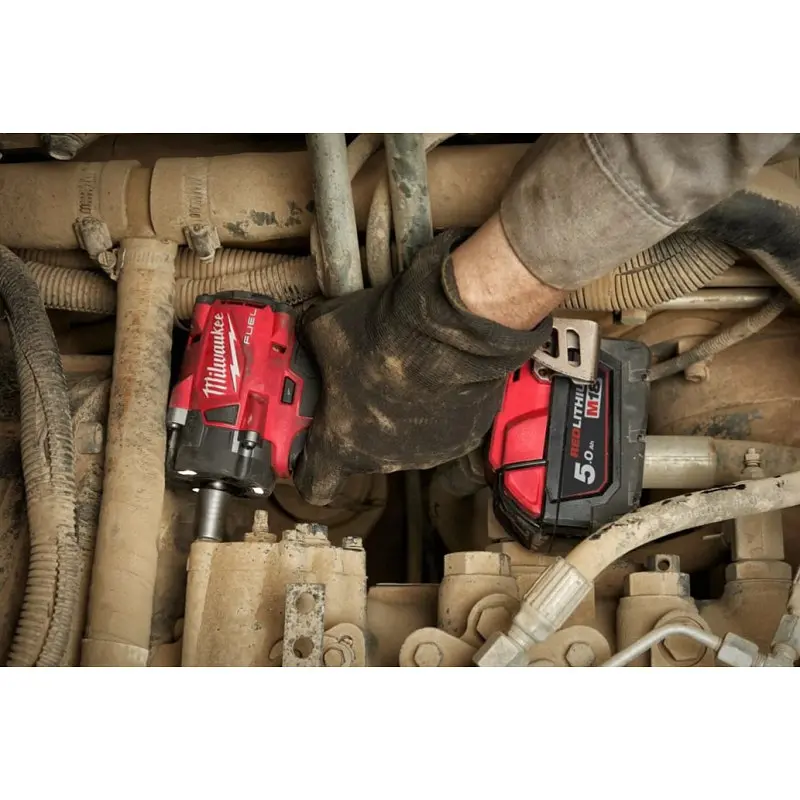 Гайковерт акумуляторний безщітковий 1/2'' MILWAUKEE, M18 FIW2F12-502Х, 339Нм, з кільцем - фото 4