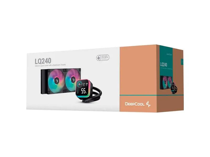 Водяне охолодження Deepcool LQ240 Black (R-LQ240-BKLSMW-G-1) - фото 6