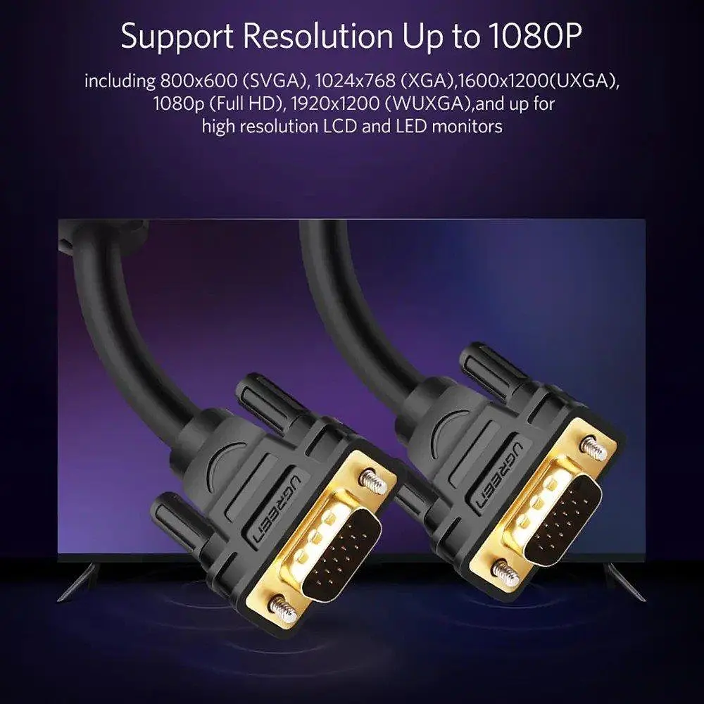 Кабель Ugreen VGA-VGA 1 м (UGR-11673) - фото 6