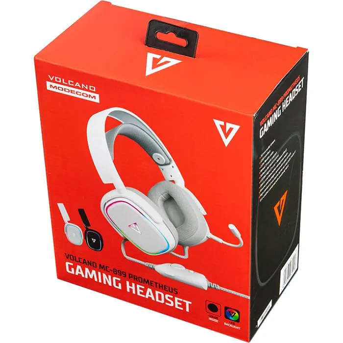 Ігрова гарнітура Modecom Volcano RGB Prometheus 7.1 Black USB (S-MC-899-PROMETHEUS-100) - фото 5