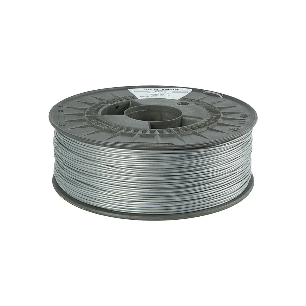 Пластик для 3D-принтера The Filament PETG 1.75mm SILVER ALUMINIUM 1kg (TF-24021) - фото 2