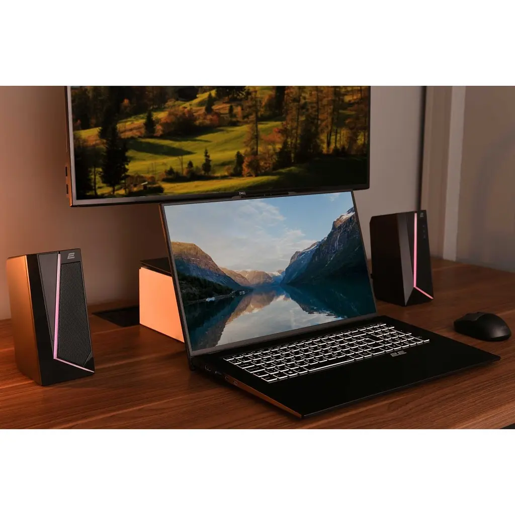 Акустична система 2E PCS233 RGB 2.0 USB Black (2E-PCS233BK) [99449] - фото 7
