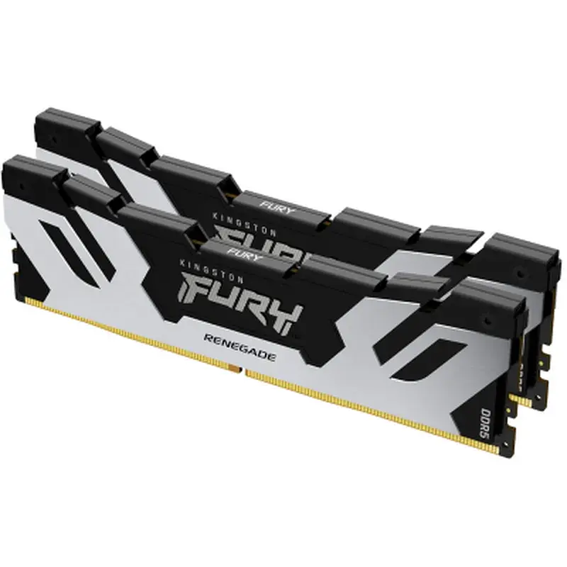 Модуль пам'яті для комп'ютера DDR5 96GB (2x48GB) 6000 MHz Renegade Silver XMP Kingston Fury (ex.HyperX) (KF560C32RSK2-96) - фото 2