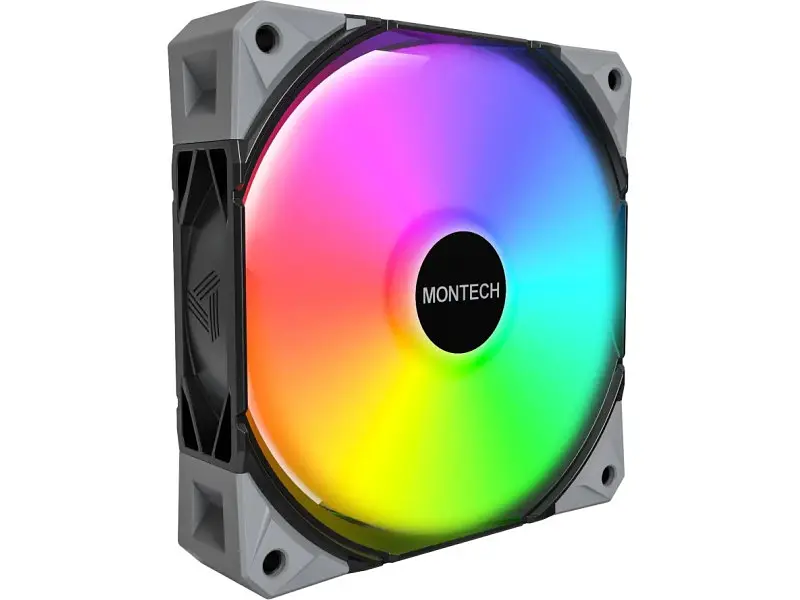 Корпусний вентилятор Montech E28 ARGB 3-Pack Black - фото 3