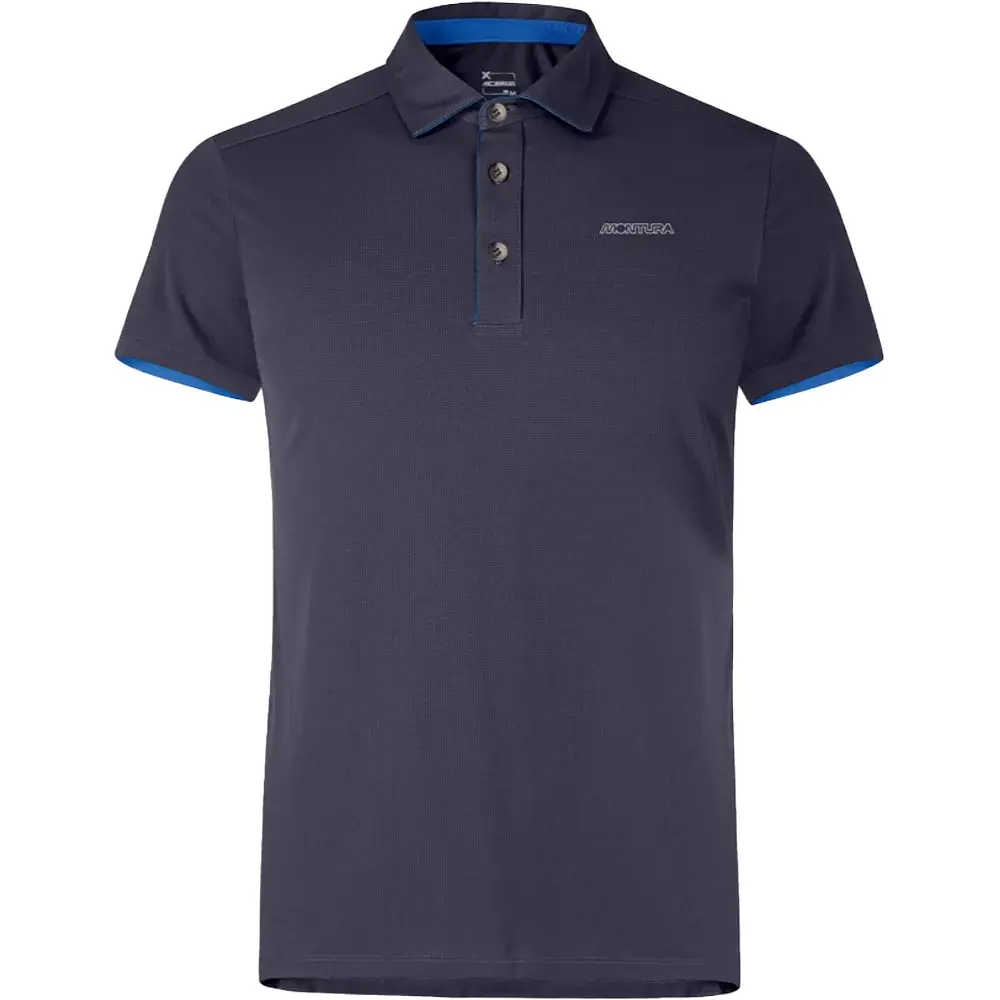 Теніска поло Montura Outdoor Perform Polo 2XL Graphite Blue/B.Blue