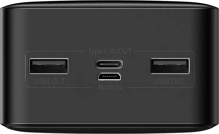 Внешний аккумулятор Baseus Bipow Digital Display Overseas 30000 mAh 15W (PPBD050201) черный - фото 4