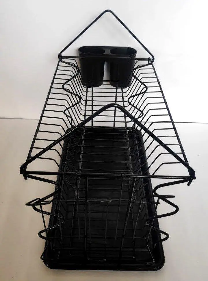 Сушіння для посуду Dish Rack WL 2607 S чорна - фото 3