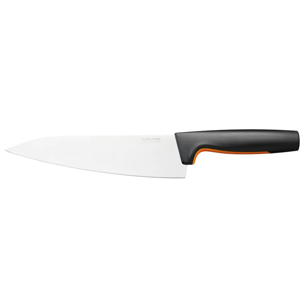 Нож кухонный Fiskars Functional Form поварской большой 19.9 см, нержавеющая сталь, пластик, черный kuh0014597 - фото 2