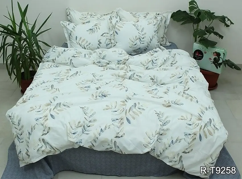 Комплект постільної білизни з компаньйоном (R-T9258) Євро TAG tekstil pbe0036977