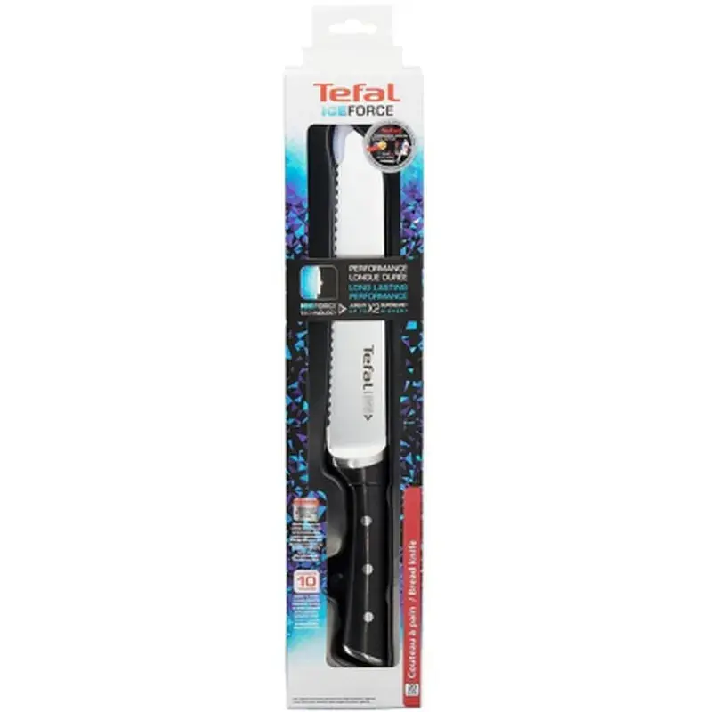 Кухонний ніж Tefal Ice Force 20см, чорний (K2320414) - фото 5