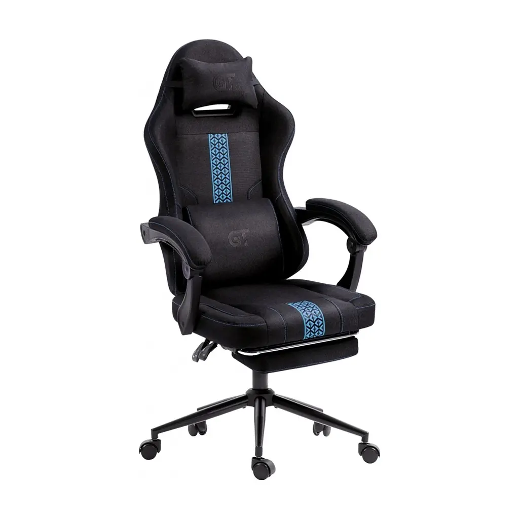 Крісло ігрове GT Racer X-2331 Black/Blue (X-2331 Fabric Black/Blue) - фото 2