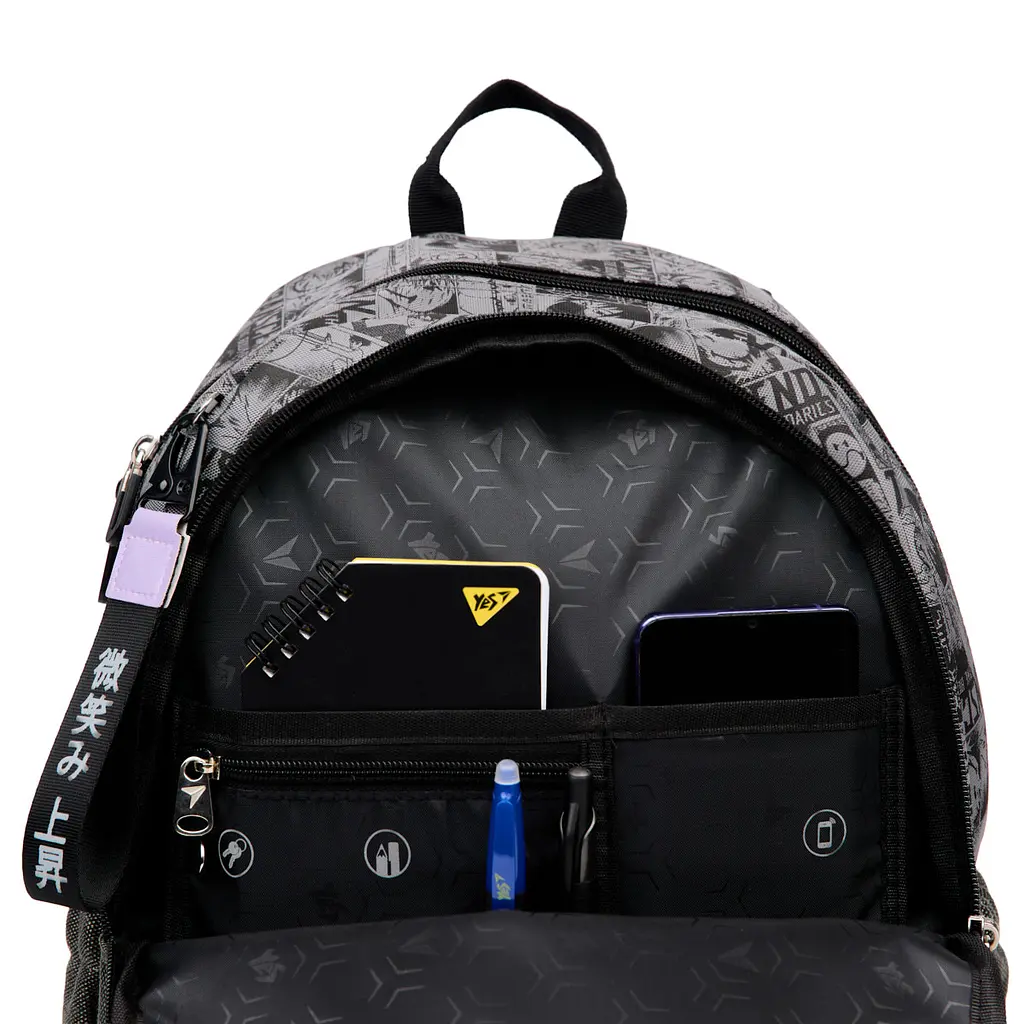 Рюкзак шкільний ортопедичний шкільний YES Anime Smiley World TS-43 - фото 9