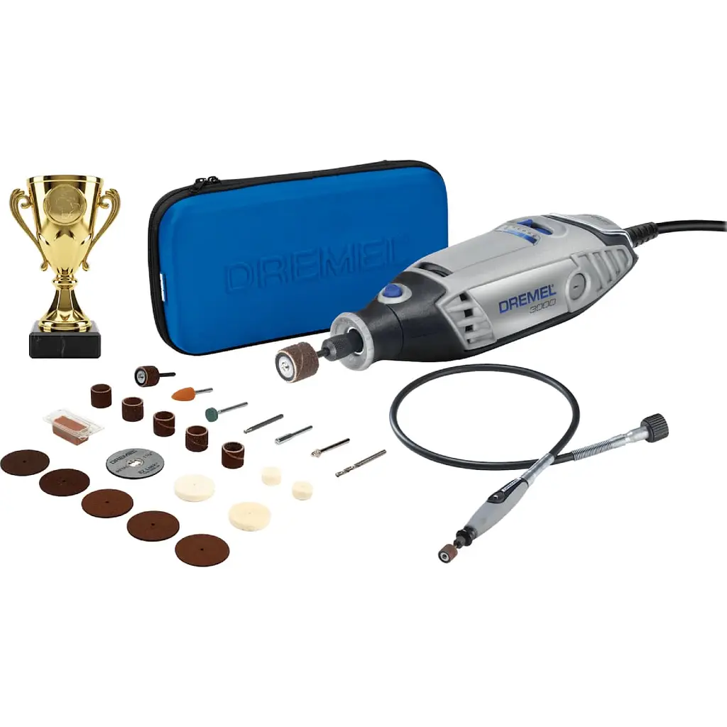 Багатофункціональний інструмент Dremel 3000-1/25 WM, аксесуари, кейс