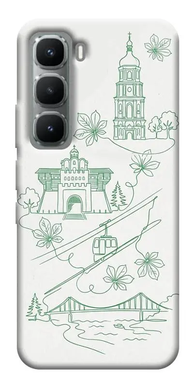 TPU чохол Demsky Heart of Kyiv для Infinix Hot 60i