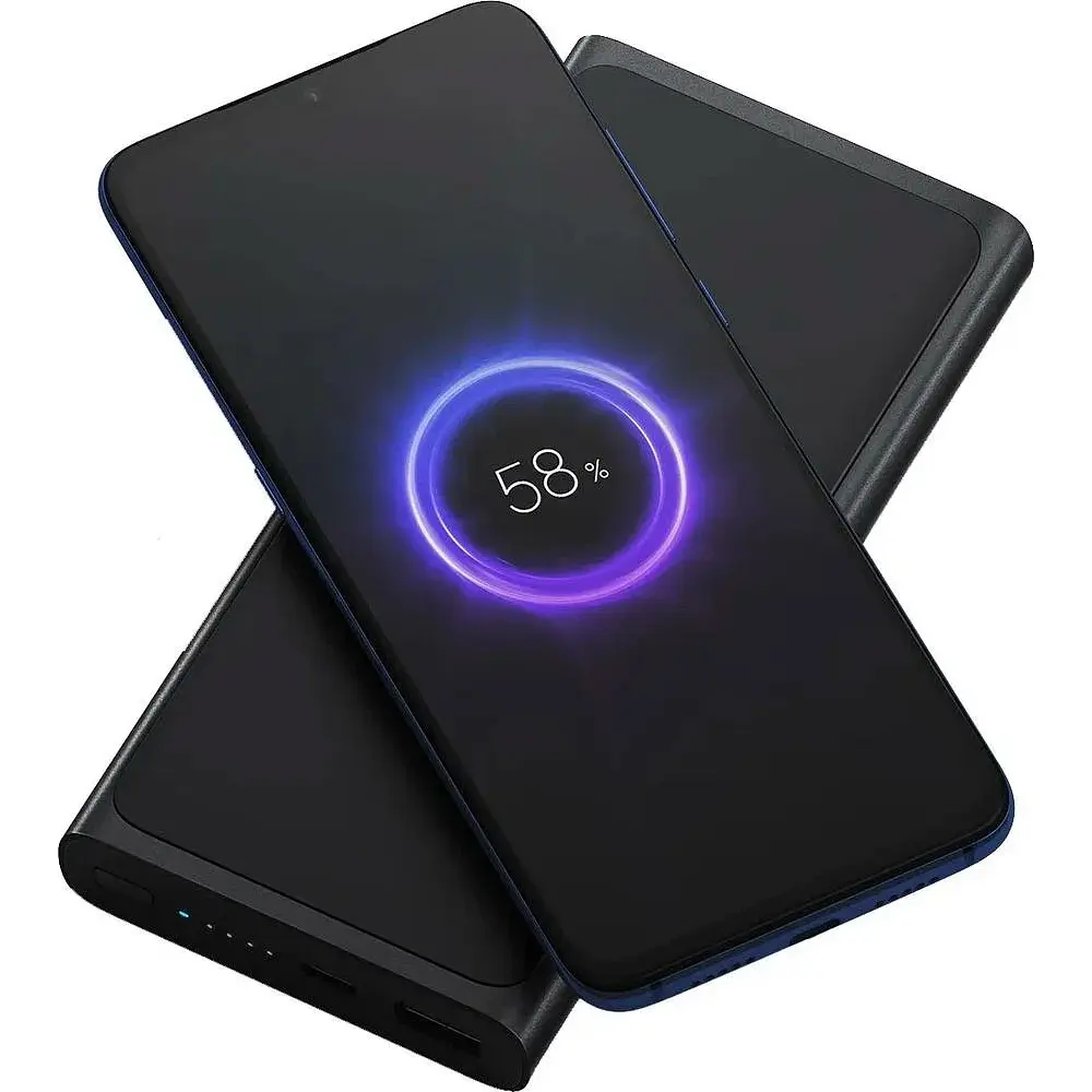 Внешний аккумулятор Xiaomi Mi Wireless Power Bank с беспроводной зарядкой 10W 10000 mAh Black [BHR5460GL] [73884] - фото 3