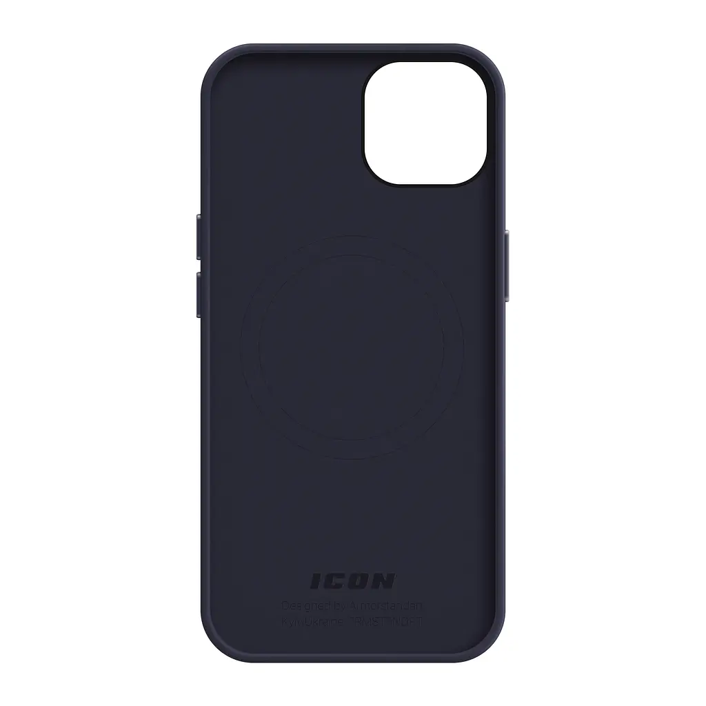 Силиконовый чехол с MagSafe для Apple iPhone 14, ICON2 MagCase, фиолетовый, противоударный, панель с мягкой подкладкой, защита всего корпуса, поддержка беспроводной зарядки, совместим с защитными стеклами и пленками, ArmorStandart (ARM68387) - фото 2