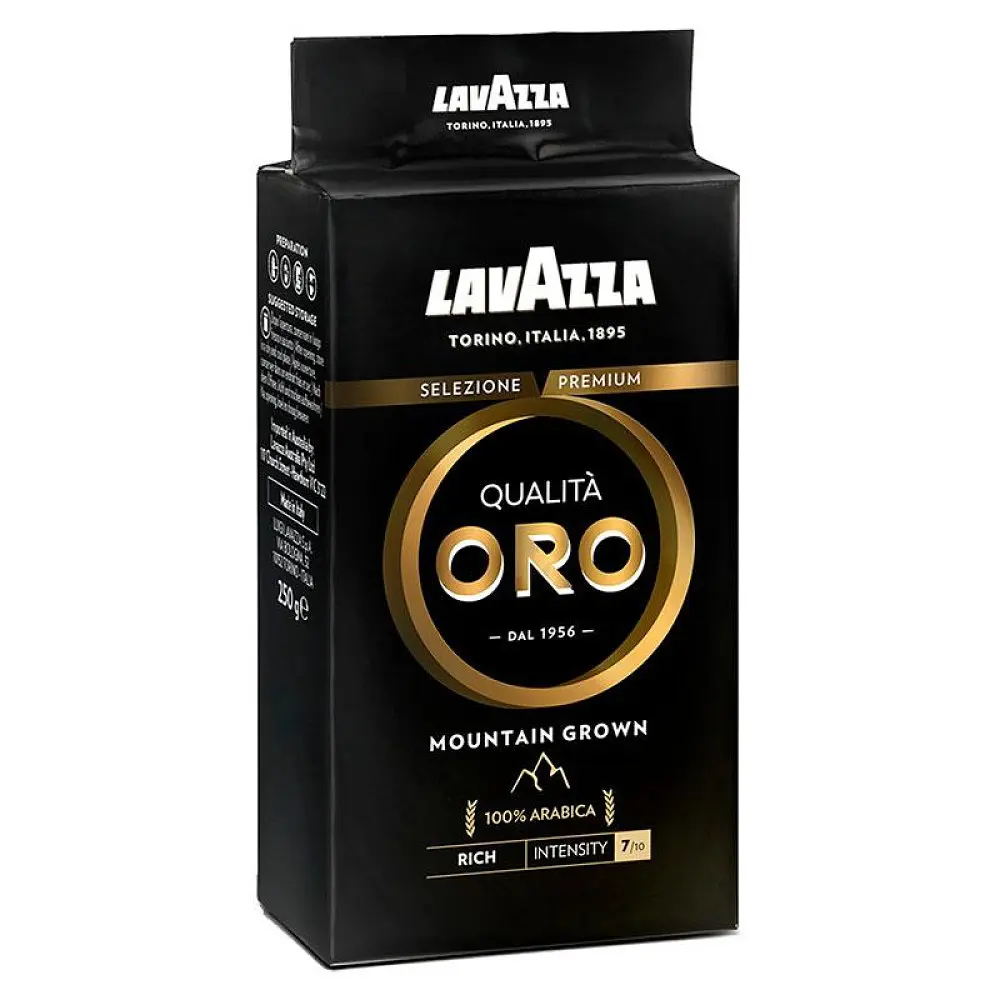 Кава мелена Lavazza Qualita Oro Mountain Grown 100% Арабіка 250г.